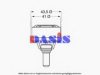 DAF 225070 Thermostat, coolant